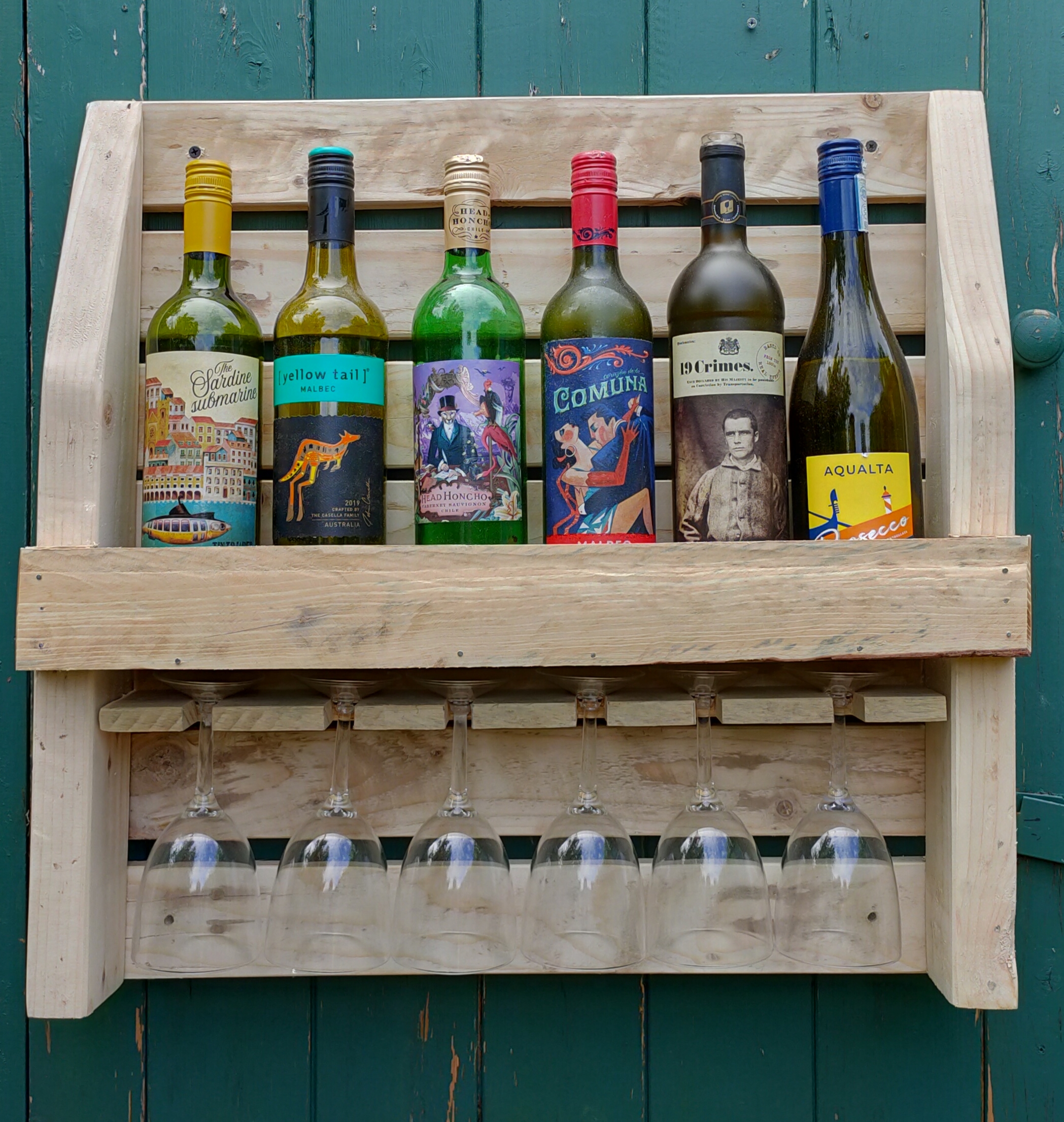 Pallet discount drinks rack